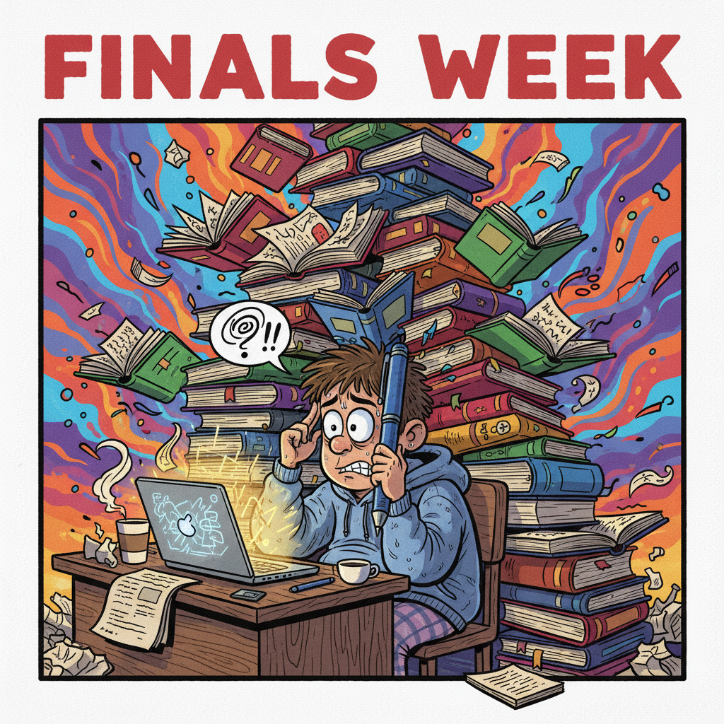 A relatable cartoon-style featured image of a stre